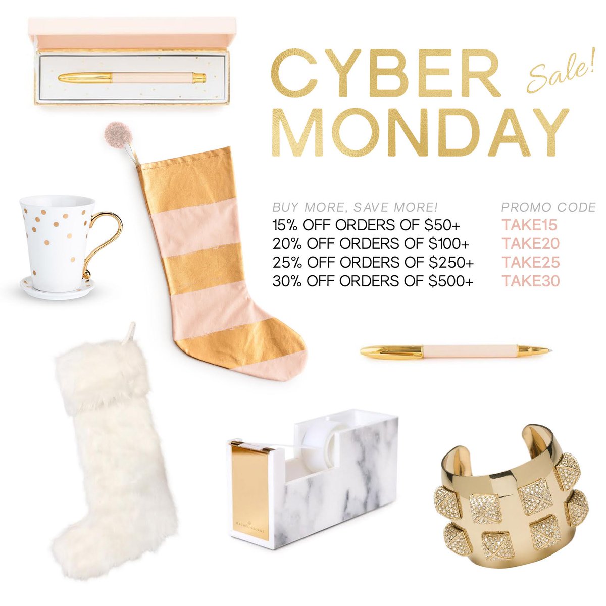 Shop #CyberMonday deals right now at rachelgeorge.com <a href="/RGeorgeShop/">Rachel George</a>