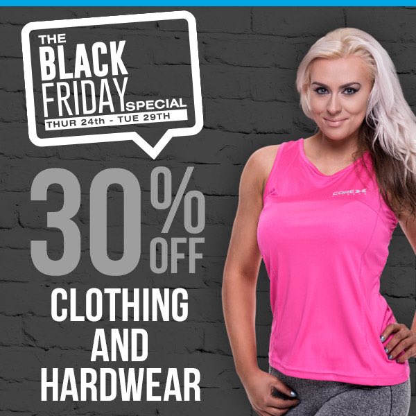 CoreXFitness's tweet photo. 30% Off Everything? Yes please! Grab an early Xmas gift. https://t.co/NAIIuFwAHD #cybermonday #fitness #30off #xmas #gift https://t.co/CpSWYwrTgI