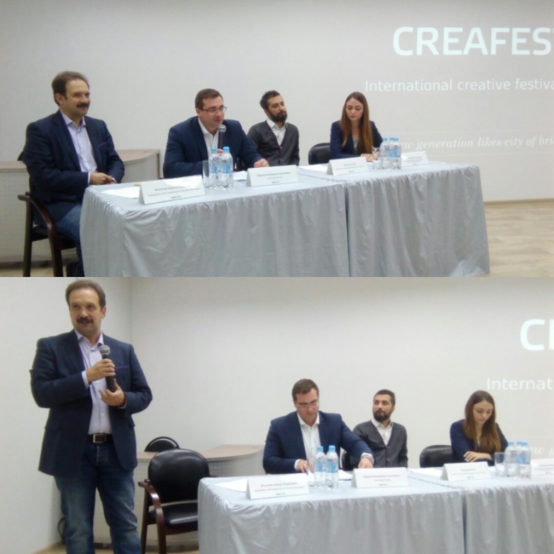 kryshaorg's tweet photo. Сейчас на #АнтиКРЫША обсуждаются креативные направления и #CREAFEST 2021. Присутствуют @VSharypov, @KIgnatyev , гости из Франции и #РВК. https://t.co/tHgybhYBLF
