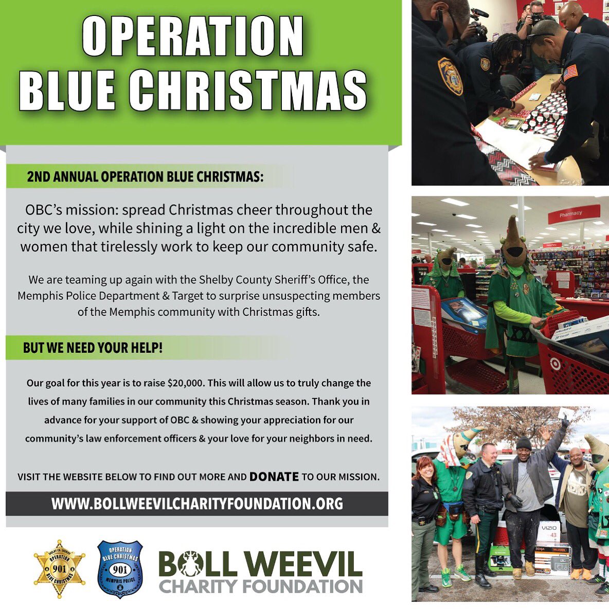 Follow the link in our bio to help local law enforcement spread some Christmas cheer this holiday season #operationbluechristmas
