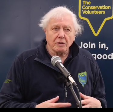 tcv_sussex's tweet photo. Watch @Sir_Attenboroug talking about our fantastic volunteers, and their important work; https://t.co/JnQOHw12kI #JoininFeelGood #inspiring https://t.co/XRNPRMuU5Z