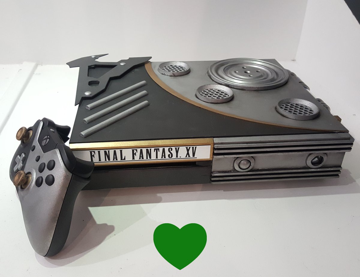 XboxFR's tweet photo. 🔁 ou 💚 pour la console #FFXV que nous ferons gagner demain sur Twitter &amp; Facebook https://t.co/5NwdaBJOif https://t.co/ysEZcBPBpm