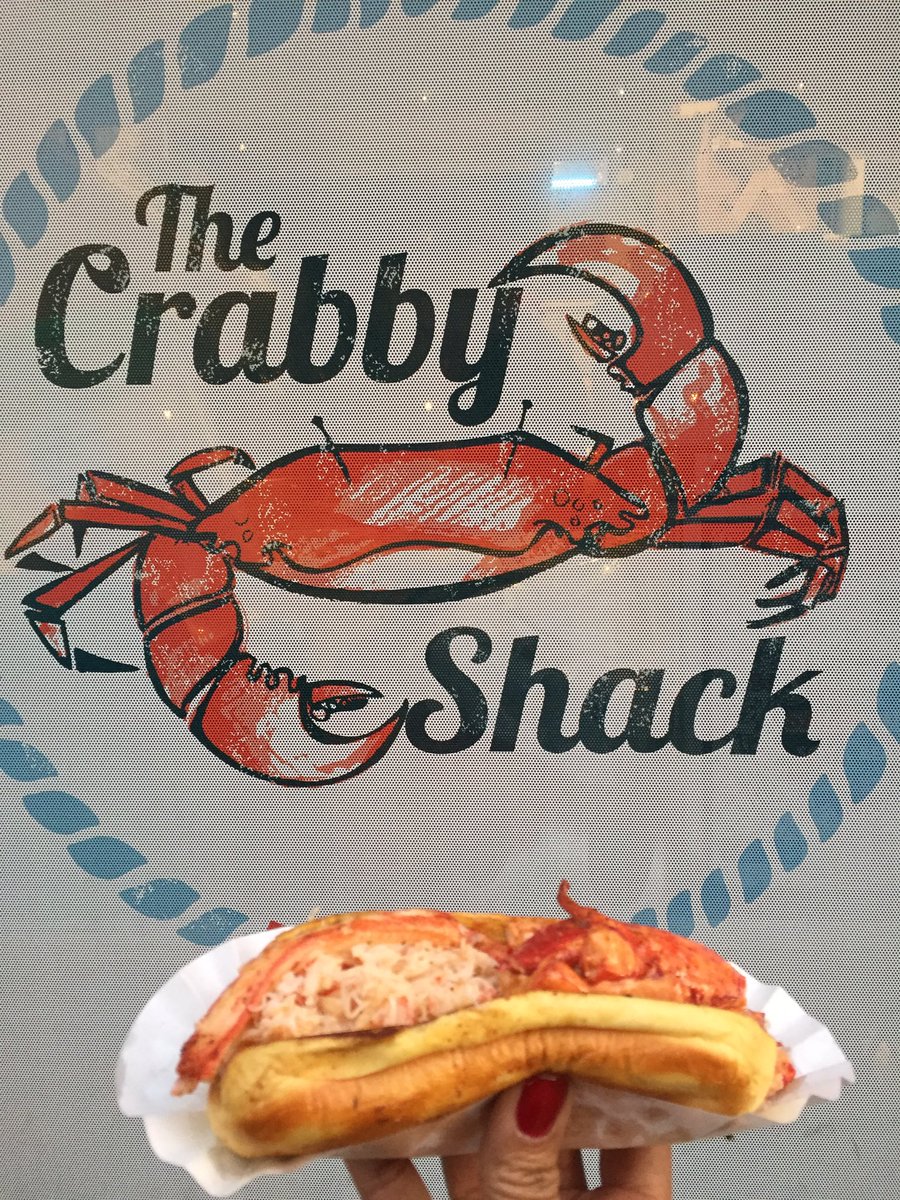 One of the newest editions to the Crabby Shack family, the Clobster Roll!! Come enjoy this warm buttery treat today, we close at 10:00 PM! 🦀