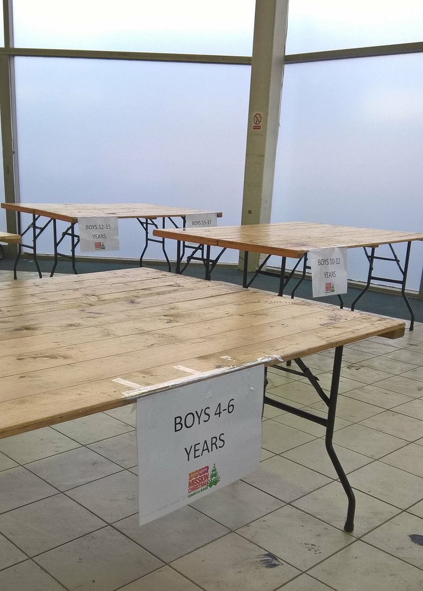 cashforkidsliv's tweet photo. #MissionChristmas Update: From empty tables to this! Applications begin tomorrow &amp; we will need much more toys! https://t.co/61QZ4yrofm