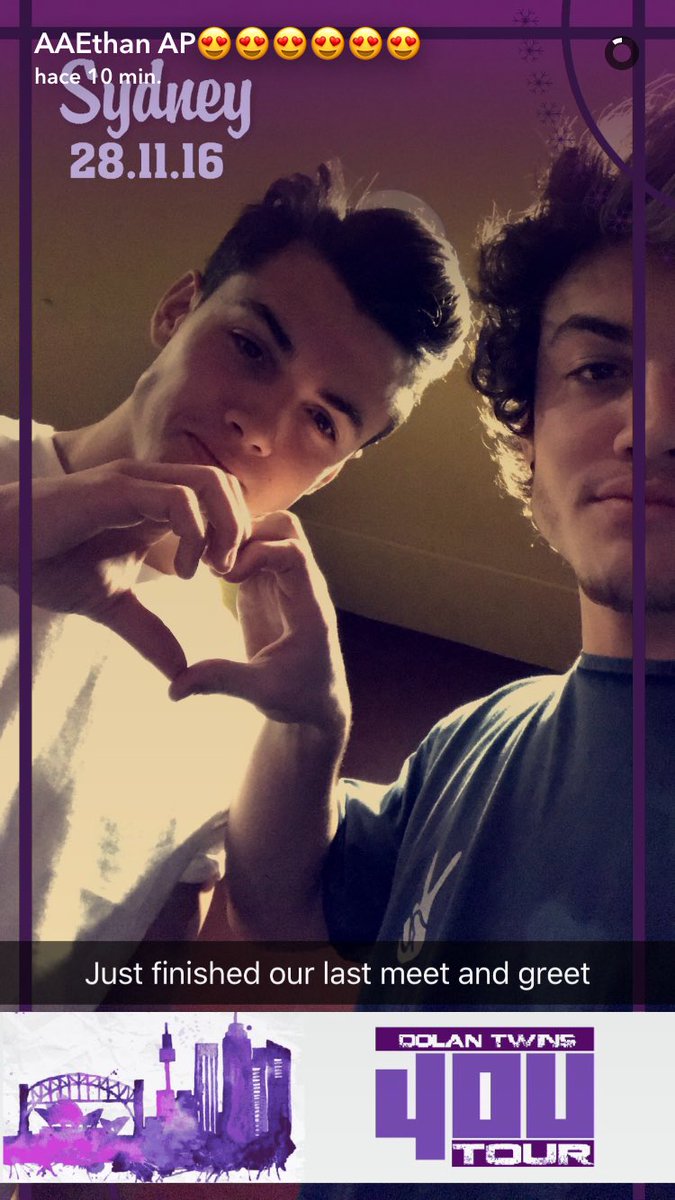 conioliverosp's tweet photo. I can feel the tears running down my face😪 @EthanDolan @GraysonDolan thank you guys, for giving me a great experience💜 #4OUFans #ThankYou4ou https://t.co/1aFOTUBwEE