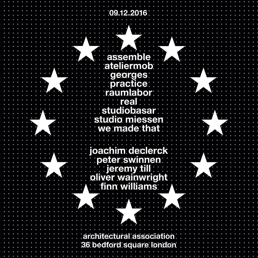 FlavienMenu's tweet photo. SAVE THE DATE : 09.12.16 : european engaged practices will discuss together @AA_EventsList (link in bio) https://t.co/lbCSL1mrV8