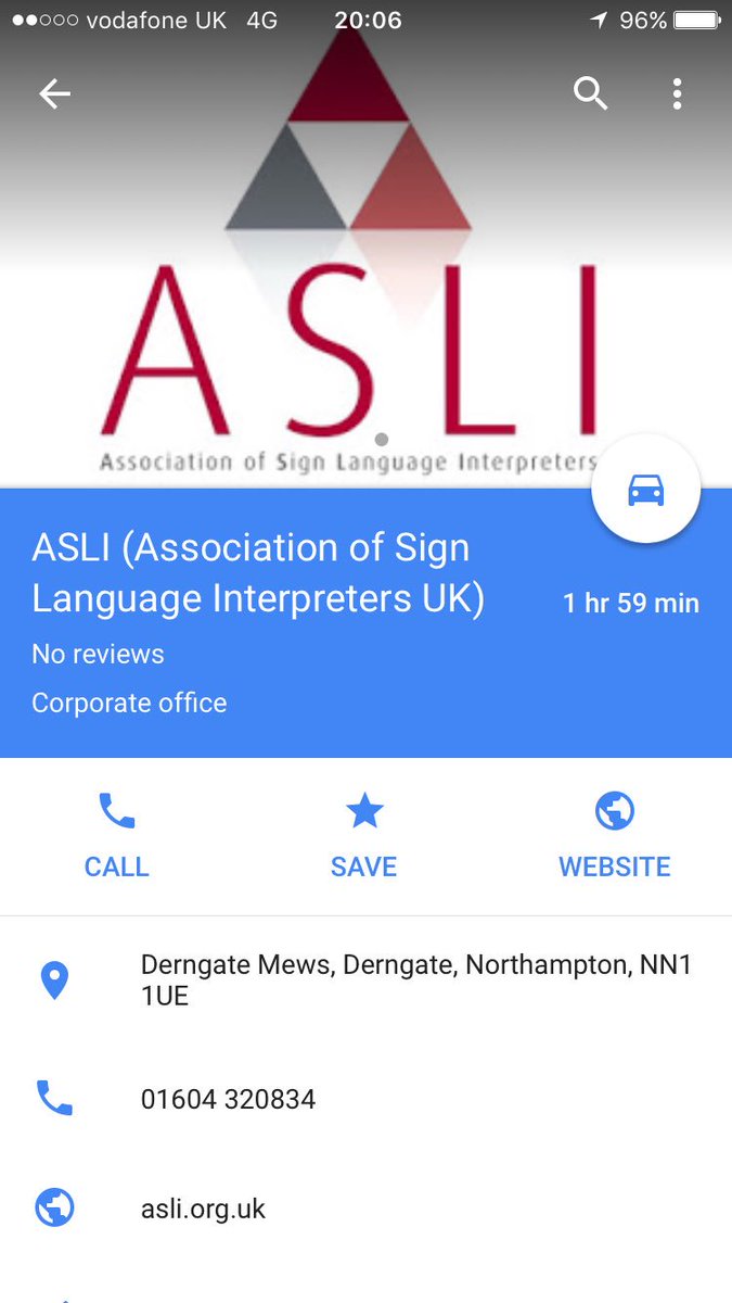 ASLIuk's tweet photo. ASLI is now well and truly on the map! @Googlemaps that is ;) https://t.co/ze46xt1jJb