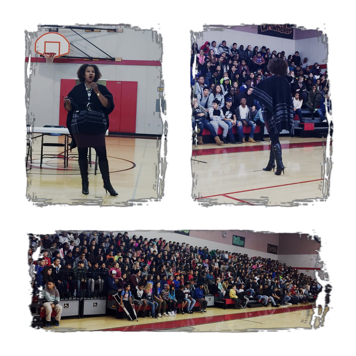 LisaLisalew's tweet photo. Day 28 of #thankfall! I'm THANKFUL to be back at work! Behavior Assembly #reset!!! @CrystalMiddleCA https://t.co/tr52VXyT6Y