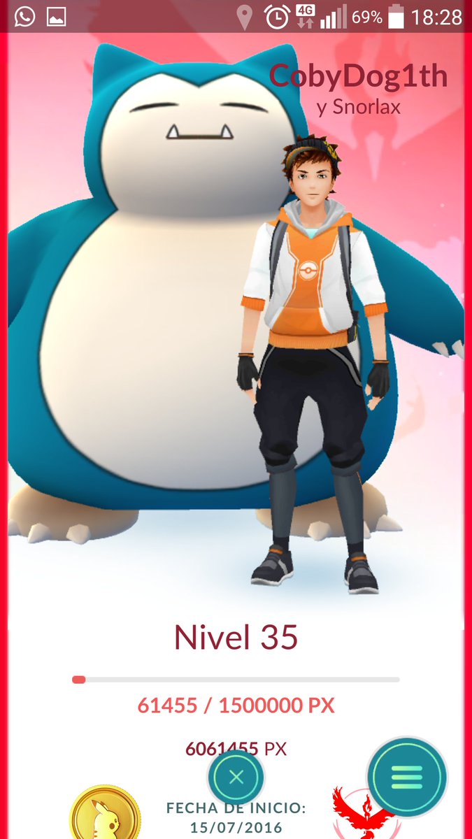 CobyDog1st's tweet photo. Bieennn!! Ya puedo subir más el pc de los pokemon !! Ahora un millón y medio jajaja😬 https://t.co/OpezlyMSiD