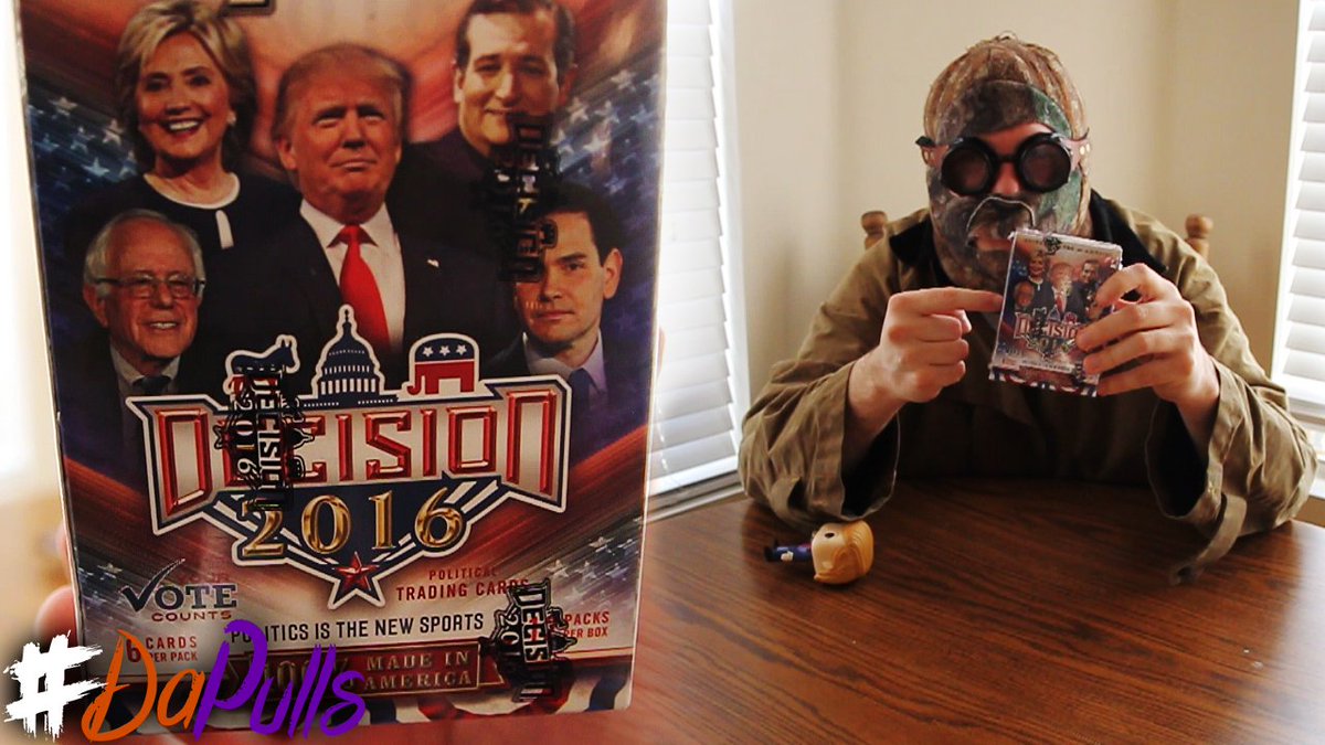 OneNOnlyJigsaw's tweet photo. Opened some @toppscards #Decision2016 cards!!! Donald Trump had his own damn SUB SET!!! Great quality tho! #DaPulls https://t.co/f0CNvcV9wo https://t.co/CkqHFTJ1y7