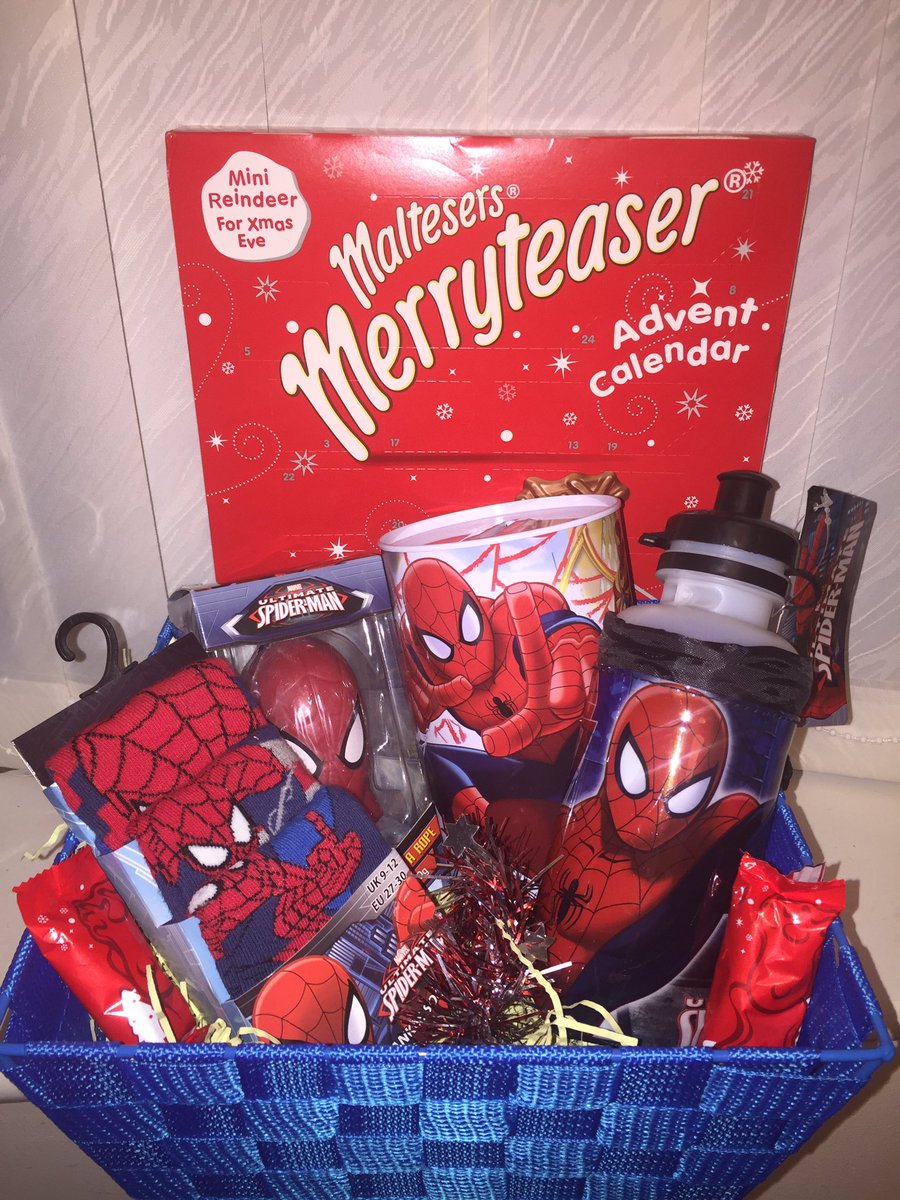 Got a #Spiderman fan? Put a smile on his face with this hamper for just £15!🎁DM me if you'd like #Kids #Giftidea #FifisHampers #Miltonkeynes