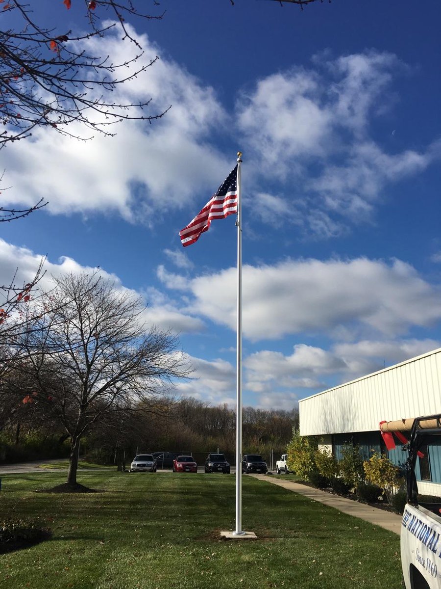 NatFlagCo's tweet image. Here is another flagpole for @RepublicService in Dayton, Ohio.  #FlyFreedom Thank you for choosing @NatFlagCo. #AmericanMade