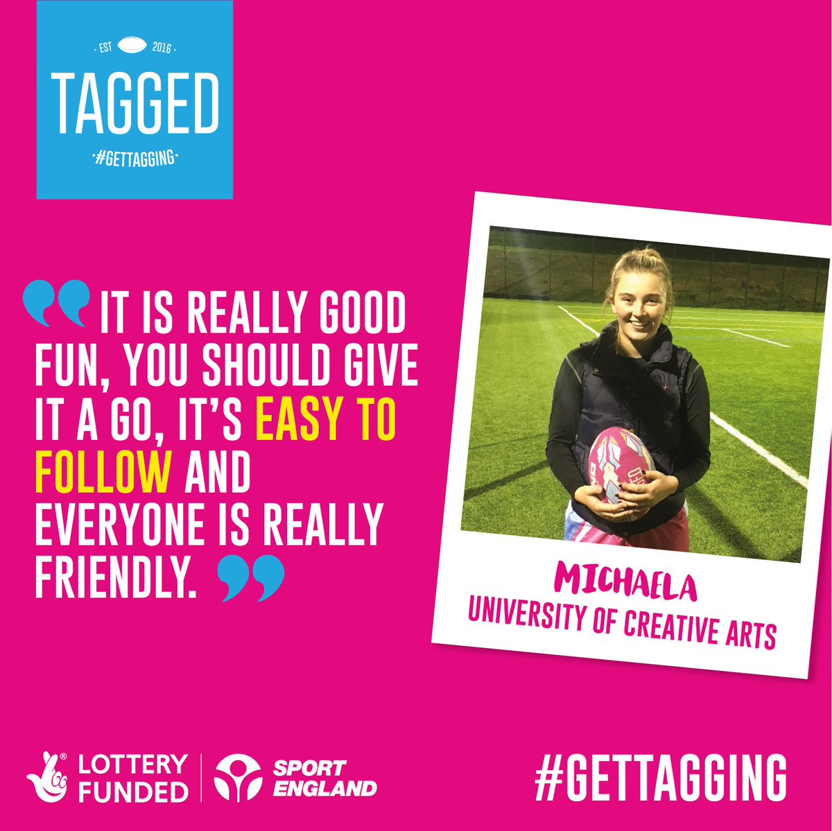 TaggedRugby's tweet photo. Need a reason to try Tagged? Find out why people love being part of the Tagged community! #GetTagging https://t.co/H4fGqJ0PrN