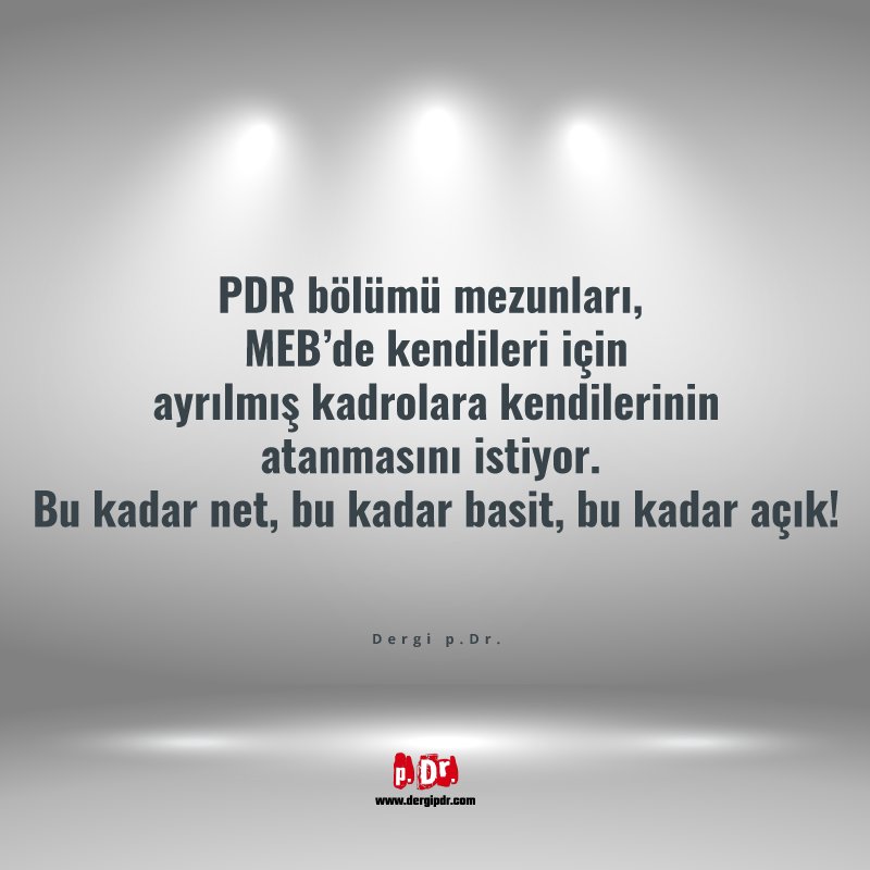 Dergipdr's tweet photo. Psikolojik Hizmetler Uzmanlık İşidir! 

Bu kadar açık, bu kadar net. https://t.co/FGvuEFNlLM