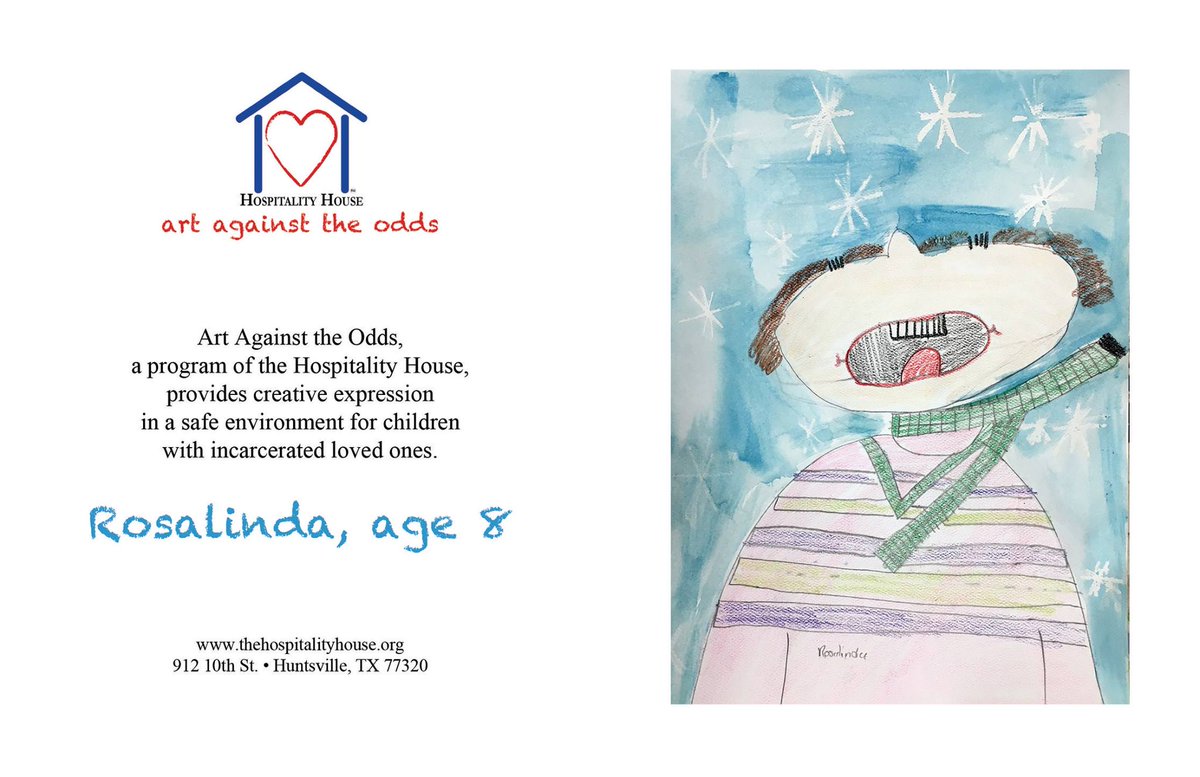 PivotPointH's tweet photo. The Hospitality House offers printed holiday cards with the children's art. There are twelve different cards with envelopes for $20. https://t.co/yYrMuDbmAZ