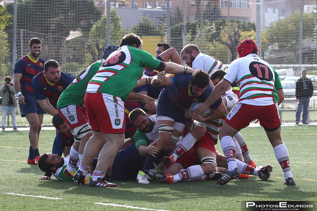 Partido #DHrugby J9 entre el <a href="/FCBRugby/">FC Barcelona Rugby</a> vs <a href="/hernanirugby/">Hernani Club Rugby Elkartea</a>, las fotos las he subido a mi web..... edurois.com