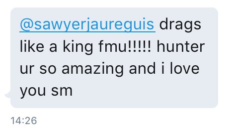 WWPositivity's tweet image. @sawyerjaureguis 🌹