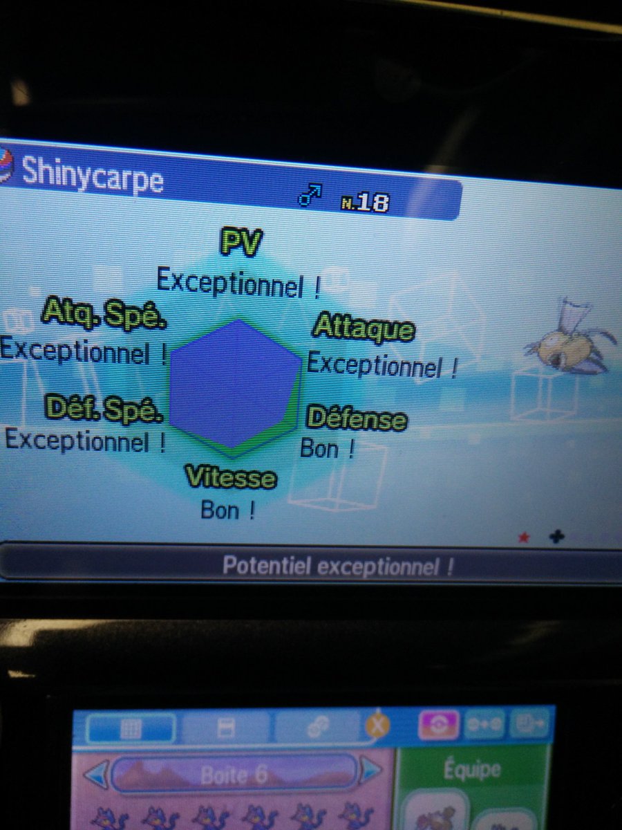 Mik0x's tweet photo. MAGICARPE RULEZ @KenBogard
#ilestpasshiny #PokemonSunMoon
#Shiny #4IV https://t.co/aWS5BixwNt