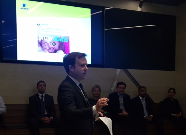How to balance work &amp; family as a #dad? This was topic for our Dads@Work event today with #Aviva’s Will McDonald, chair of <a href="/fatherhoodinst/">fatherhoodinst</a>