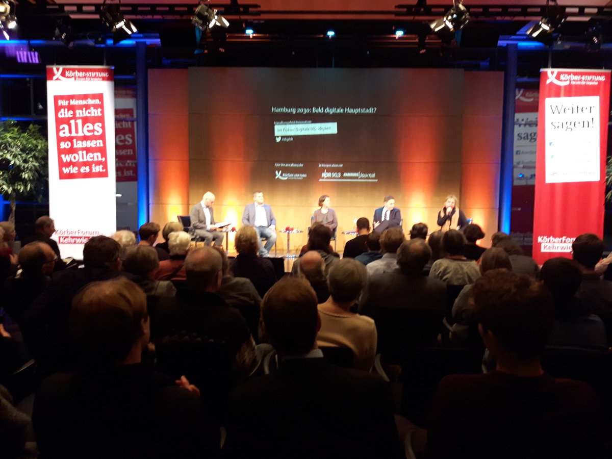 jhackthamburg's tweet image. Heute sind wir beim @KoerberForum: #Hamburg bald digitale Hauptstadt?  @malienamadrina: &quot;Digitalisierung ist Selbstermächtigung&quot; #digiHH