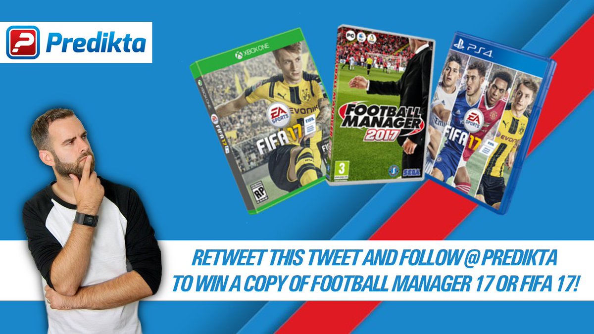 smivadee's tweet photo. December is a prize scoring month in my @Predikta league!

Be sure to retweet and follow @Predikta for a chance to win FM17 or FIFA17 https://t.co/uvPVFOGM3c