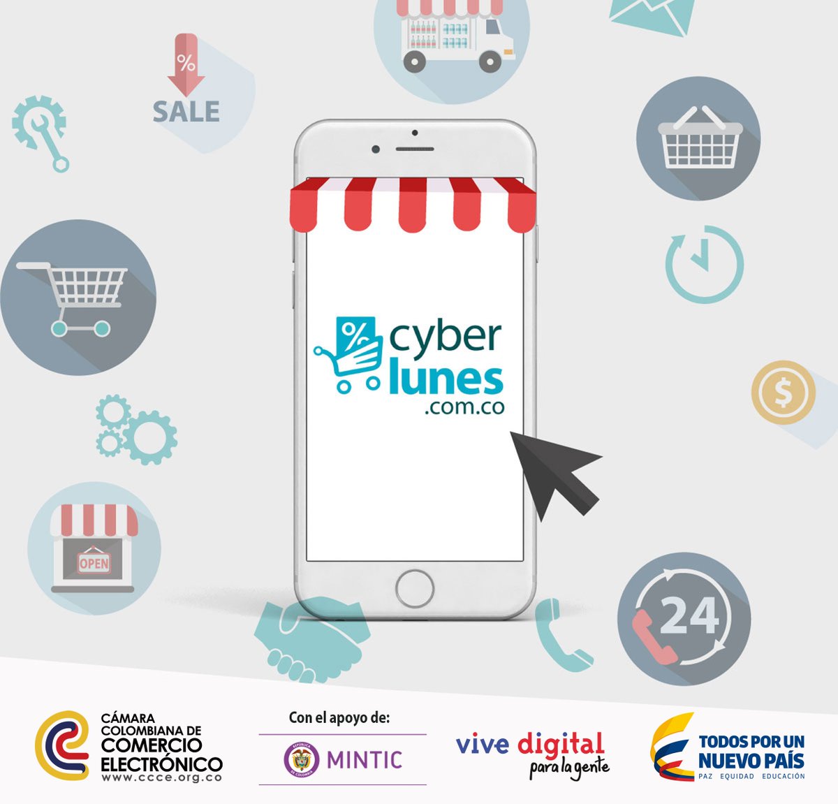 TalentoDigCol's tweet photo. Únete a #CyberlunesCo, vende tus productos y servicios en línea y haz crecer tu negocio. Organiza @camcoelectronic https://t.co/5OrQXefyJF https://t.co/0JmdmzGQM7