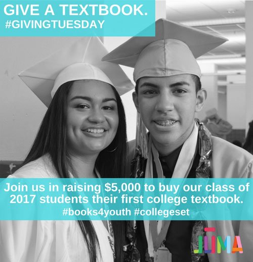 JumaVentures's tweet photo. #GivingTuesday is tomorrow! Give a textbook by donating here: https://t.co/VACTjKgmN6 + join us for a fun evening -> https://t.co/lGunRmpY2E https://t.co/RtFdya1SfA