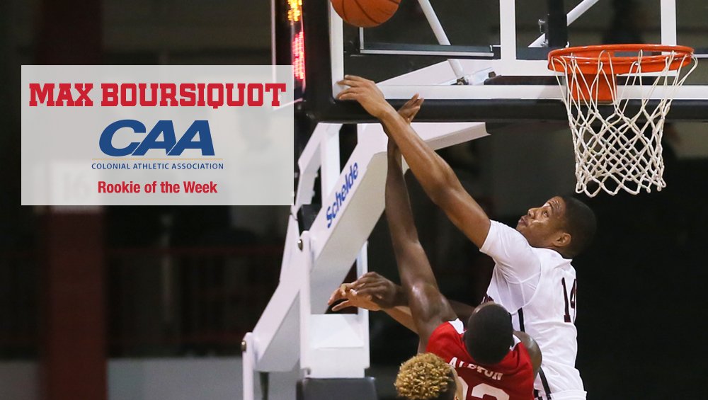 Northeastern Men’s Basketball (@gonumbasketball) on Twitter photo After his career performance yesterday, freshman @maximeB14 has been named <a href="/CAABasketball/">CAA Basketball</a> Rookie of the Week! #GoNU
bit.ly/2goWWea After his career performance yesterday, freshman @maximeB14 has been named <a href="/CAABasketball/">CAA Basketball</a> Rookie of the Week! #GoNU
bit.ly/2goWWea