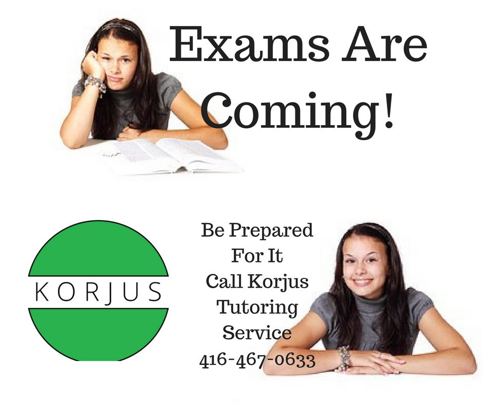 KorjusTutorials's tweet image. Will you be ready for your exams?  Korjus can help. Call today! 416-467-0633 or email learn@korjustutorials.com
#exam #UofT #tutor #exams