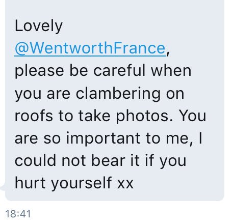 WWPositivity's tweet image. @WentworthFrance 🌹