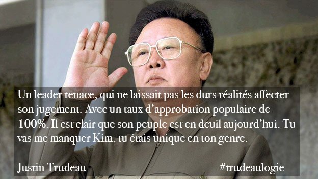 GarnementsInc's tweet photo. #trudeaueulogies https://t.co/HtFjIzNO9Z