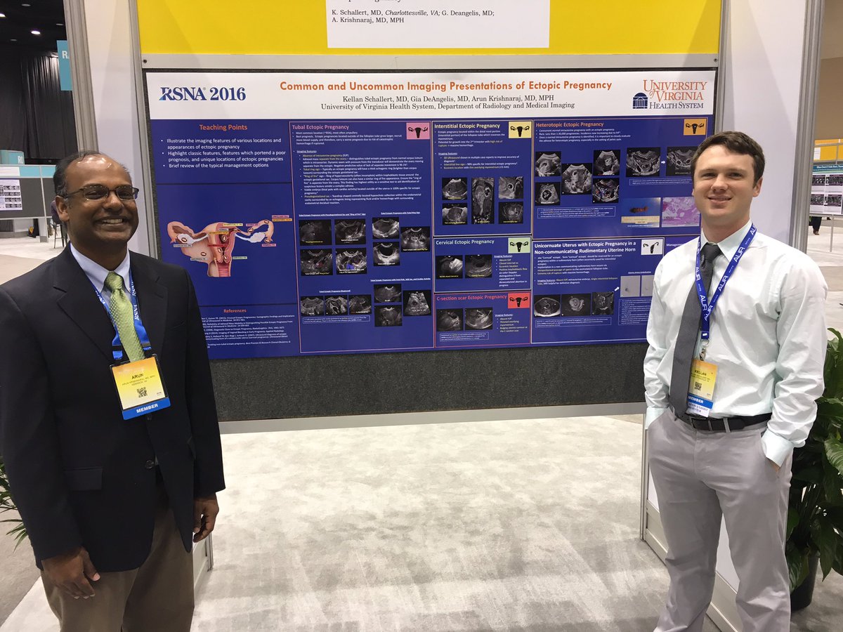 UVARadiology's tweet photo. Learn more about ectopic pregnancy at this great educational exhibit! @AKrishnarajMD @dr_kaydo #rsna16 https://t.co/cOfNFiZFB5
