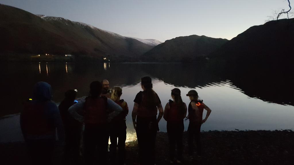 Jog and dip in the dark! #outwardbound <a href="/OutwardBoundUK/">The Outward Bound Trust</a> <a href="/FlixtonGS/">Flixton Girls School</a>