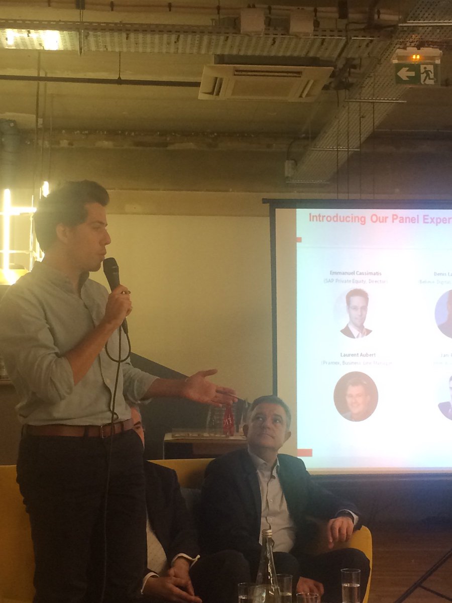 Ventech_VC's tweet photo. Modérateur du pannel @tnanterme de @gomercurr , plateforme qui aide à l'internationalisation des entreprises #VentechMeetup https://t.co/s35eZYQa9i