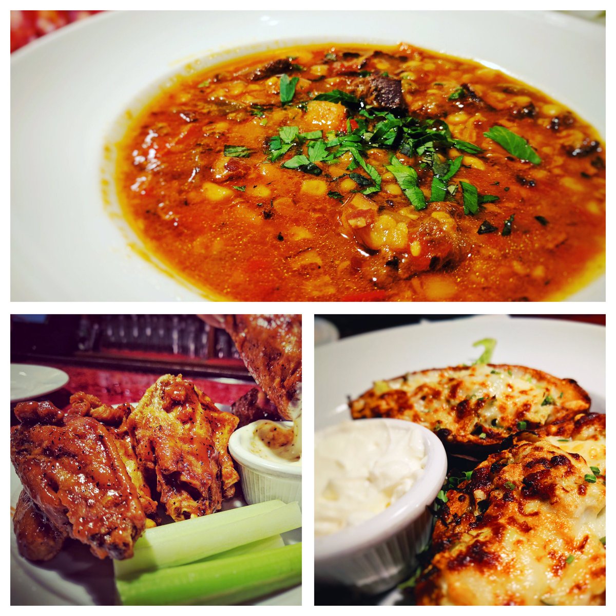 joesquared's tweet photo. Only 3 days left to try our Nov specials feat- Venison &amp; Sweet Potato Chowder 
Apple Jalapeño BBQ Wings GF
Brussel &amp; Prosciutto Skins https://t.co/HyPVeBZF9b
