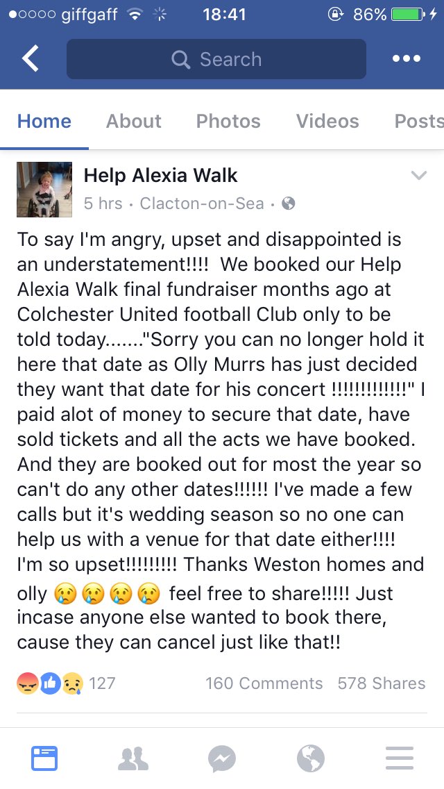 Holly_Etienne's tweet photo. Please retweet. This is so important. Help us. #HelpAlexiaWalk @ollyofficial https://t.co/b9JYvwNvf0