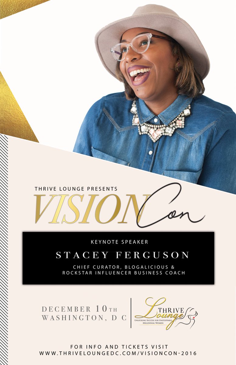 justicefergie's tweet photo. Honored to be #VisionCon2016 keynote! Join me &amp; @AliciaTenise @SisWithBeauty @Merav_Yurav @NakornsriShow on 12/10 ➤ https://t.co/qHgFhH9EVt https://t.co/NrKmQQvHYL