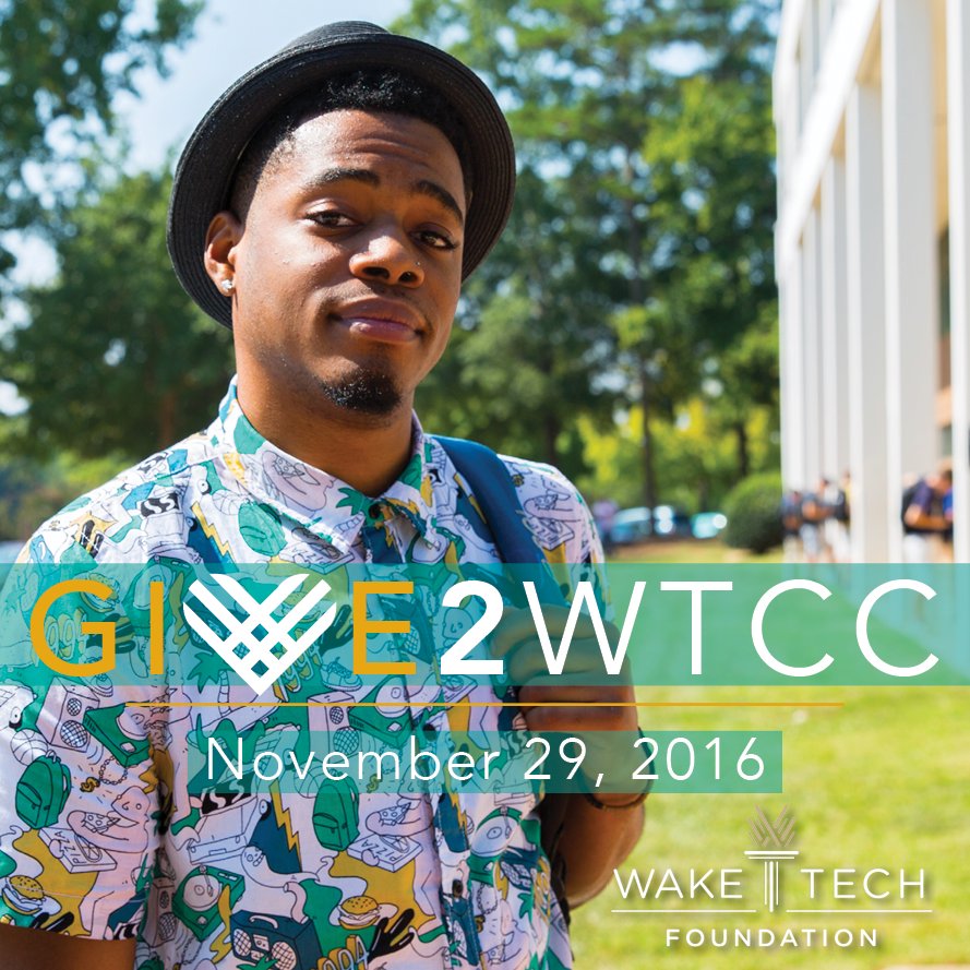 WTCCFoundation's tweet photo. It's #GivingTuesday! Support Wake Tech's food pantry, The Nest. Give today and help us raise $2,016! #Give2WTCC https://t.co/SJk5kYFDoQ https://t.co/ZEZQEj98wW