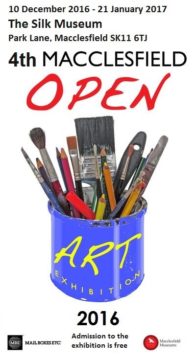 silkmuseummacc's tweet image. The 4th #Macclesfield Open Art Exhibition opens to the public on Sat 10 Dec - admission to the exhibition is FREE! See work by #localartists