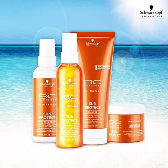 sgestilista's tweet photo. Protege tu cabello de los daños del sol con #BCSunProtect y disfrutá del #verano sin complicaciones. 😎 🌞 #SGEstilistaUnisex #schwarzkopf https://t.co/DQ2IrBIQ7E