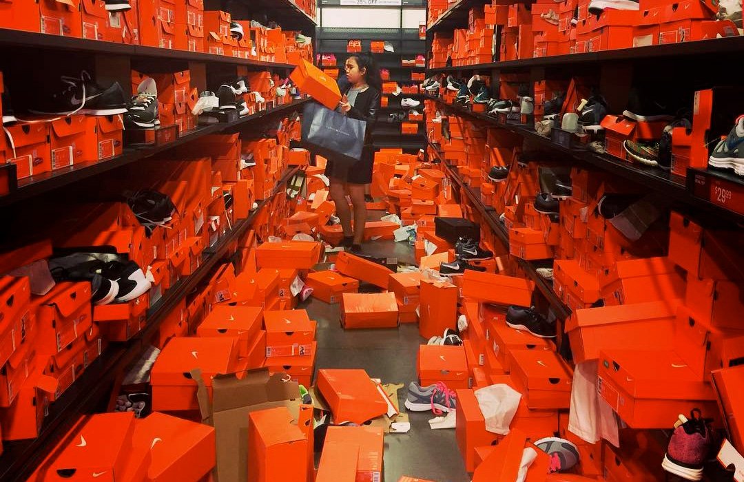 nike store ramsacked on black friday