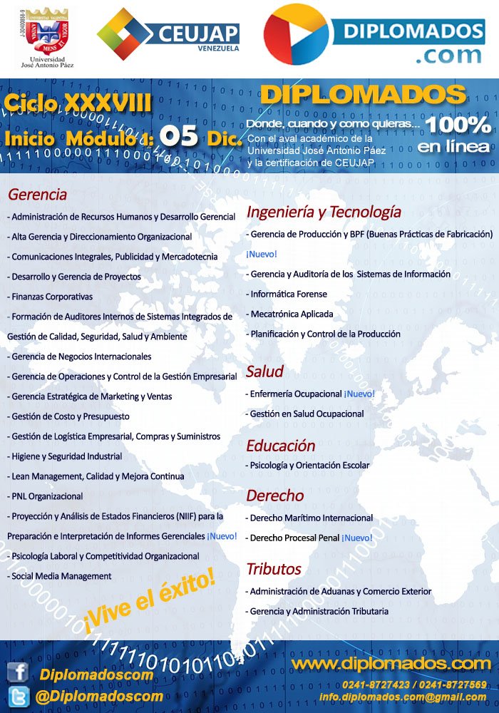 ¡Aún estas a tiempo! Visita diplomados.com y únete a los #Diplomados en línea más actualizados. Iniciamos nuevas cohortes el #05Dic