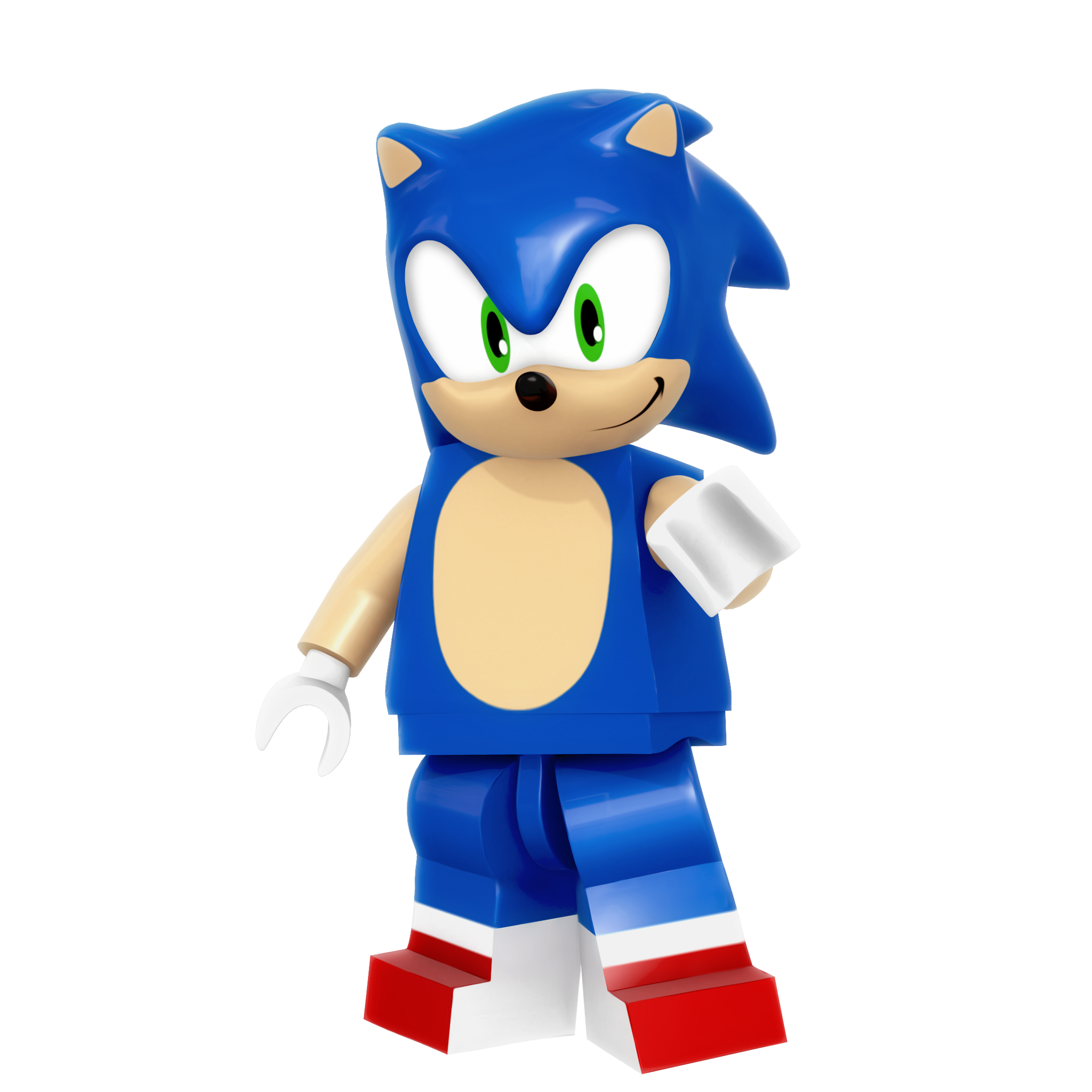 Sonic Drawing: Sonic (Lego Dimensions Pose 1) by AceTimeRad on DeviantArt