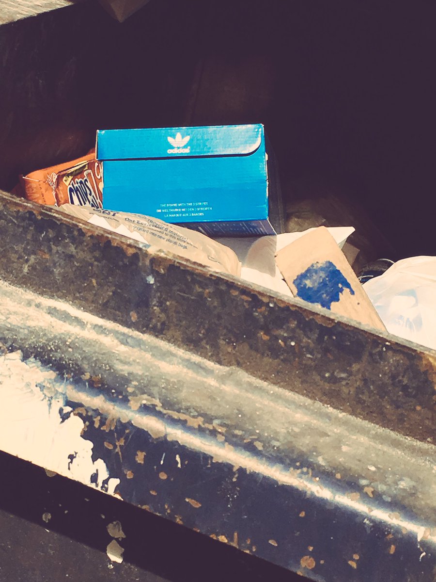 originalrockyy's tweet photo. One man's trash is another man's future /// #myfutureis #ThreeStripeLife #adifanatic https://t.co/0Fg20ljkXg