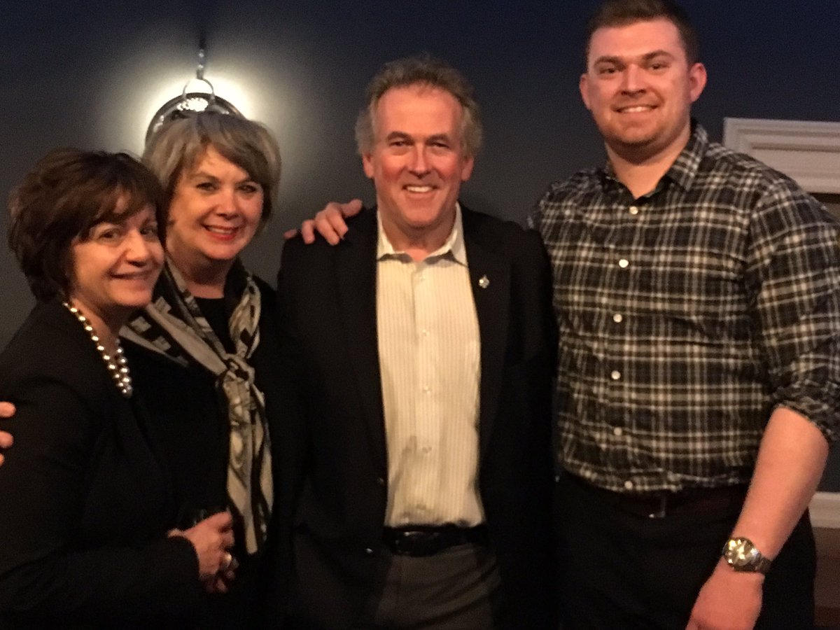 Family support for <a href="/FrancisGLeBlanc/">Francis LeBlanc</a>. Fun evening at the launch! #lpc