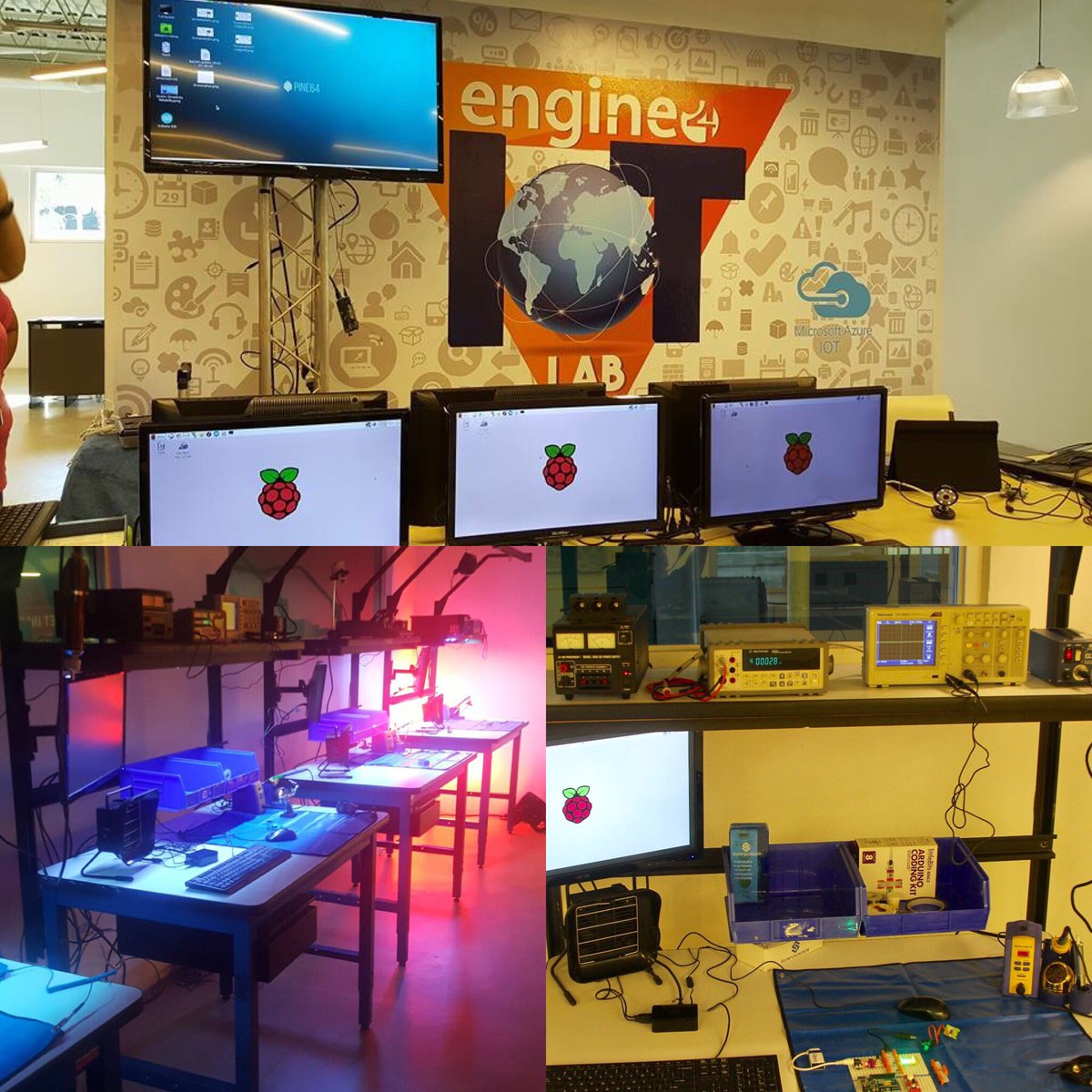 engine4cws's tweet photo. #arduino #adafruit #microsoftiot #azureiot #microsoft #raspberrypi #coworkingspace #puertorico #uprriopiedras #hackpr https://t.co/6zChglKHxf