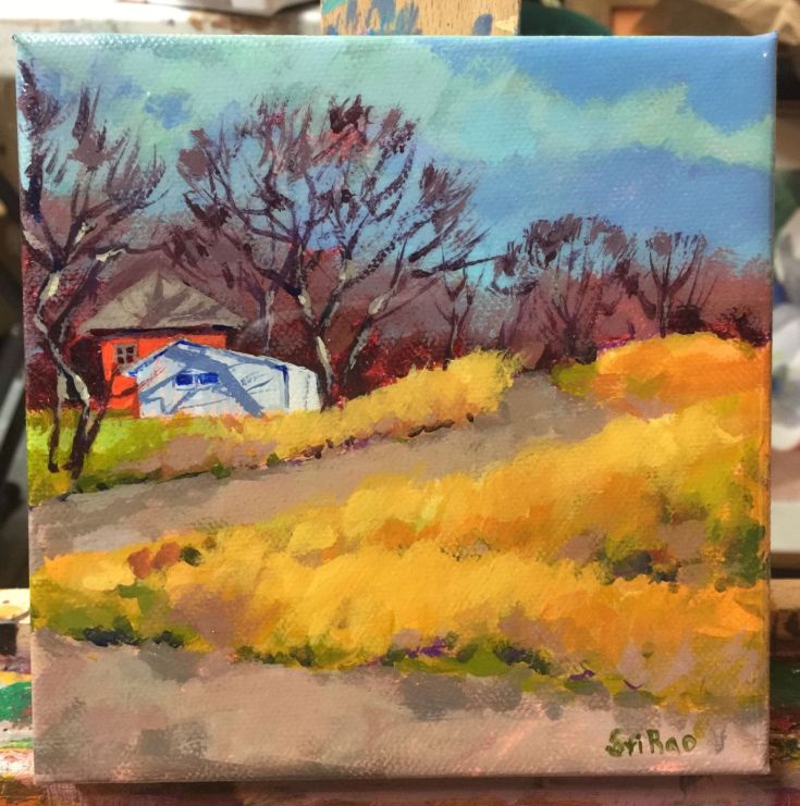 artfinderlatest's tweet photo. Mini Iowa 70 by @sriraoart #acrylic #painting #art https://t.co/oR3a8BpCxZ @artfinder https://t.co/pdNpwSGsfl