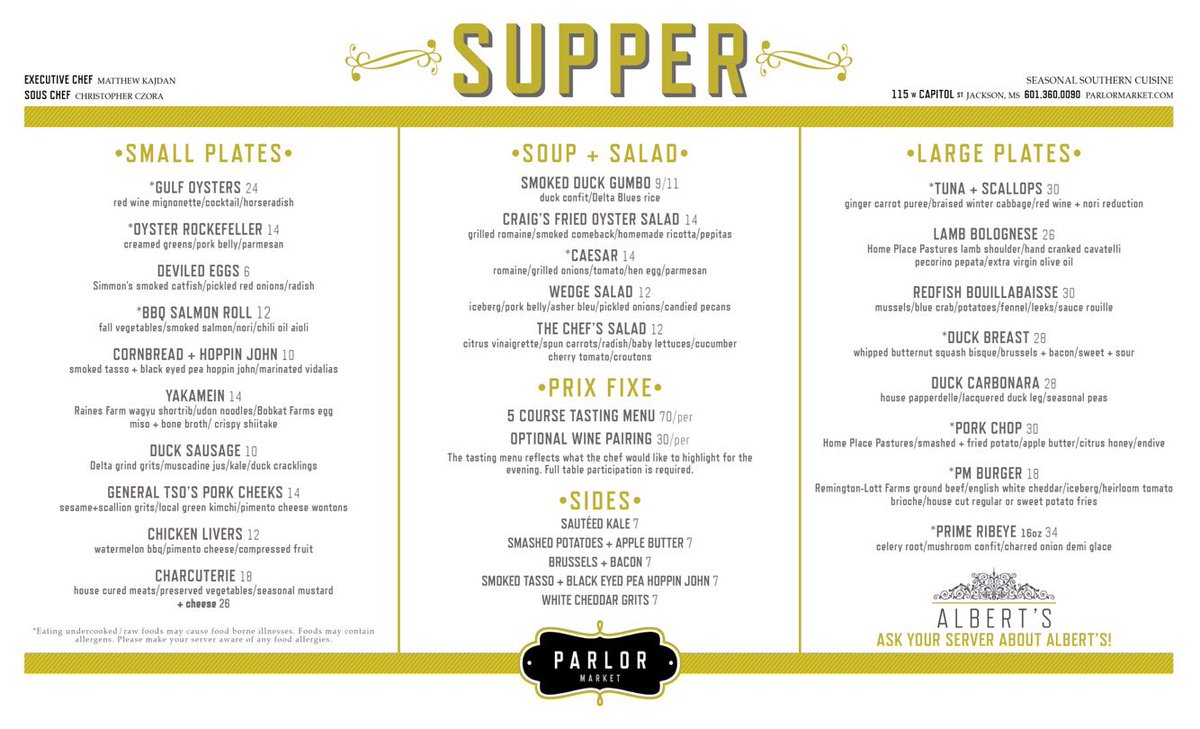 New #supper menu rolling out tonight!!
