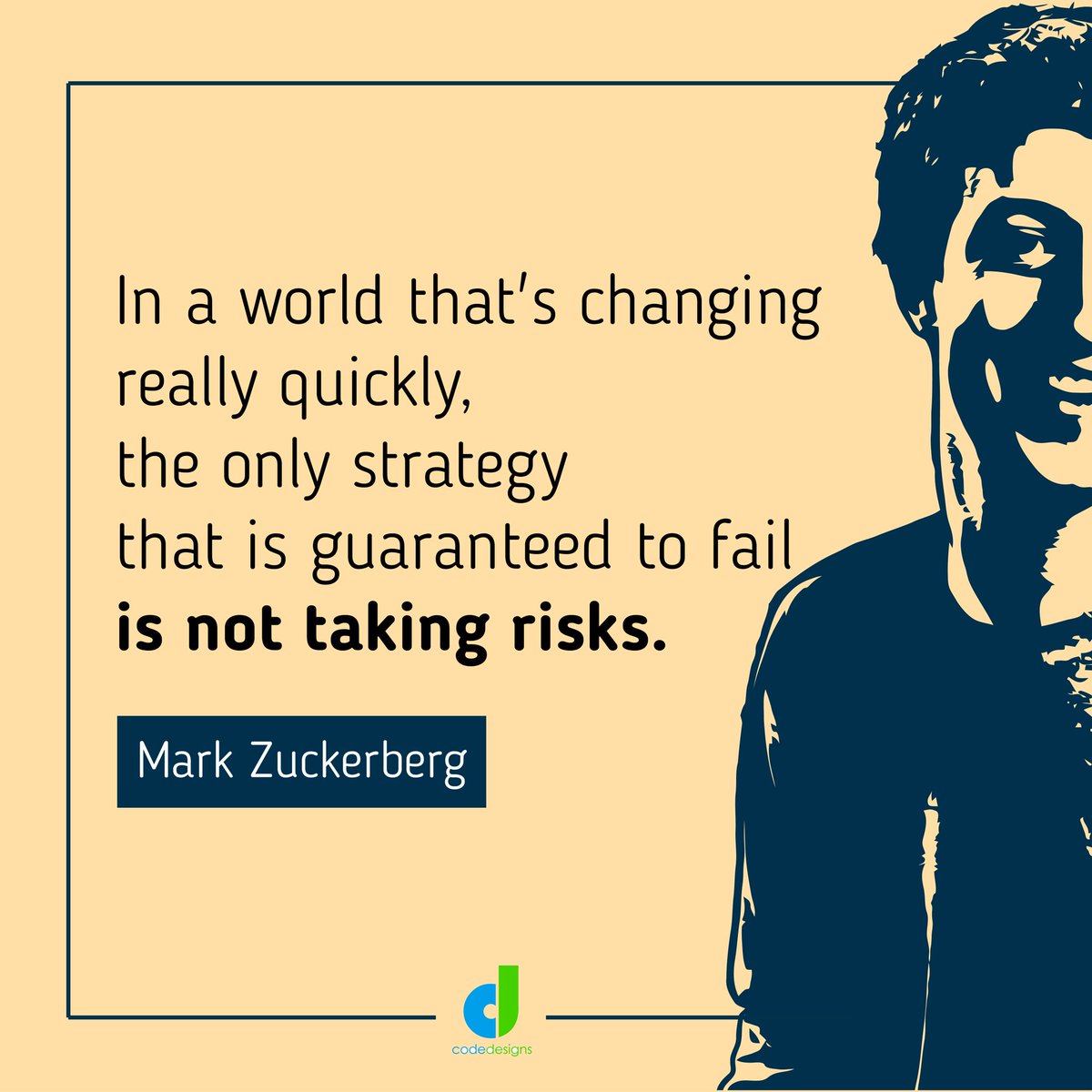 codedesignsco's tweet photo. Learn from the powerful words of one of the tech industry's most successful entrepreneurs, Mark Zuckerberg! #codedesigns #markzuckerberg https://t.co/eacfXnZA4U
