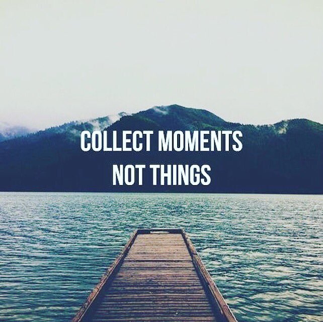 Appreciation > accumulation. #monday #motivation from <a href="/rolfpotts/">Rolf Potts</a>! #vagabonding #travel